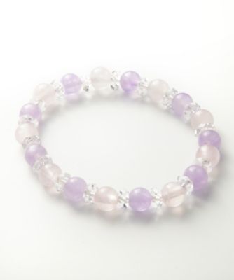 【SALE（三越）】＜装いの道＞ ブレスレット ローズクオーツ 【三越・伊勢丹/公式】