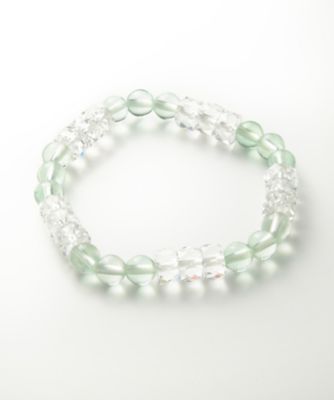 【SALE（三越）】＜装いの道＞ ブレスレット グリーンフローライト 【三越・伊勢丹/公式】