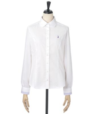 ＜EAST BOY/イーストボーイ＞ シャツ(長袖・レギュラーカラ-) (7215401) ホワイト（900） 【三越・伊勢丹/公式】