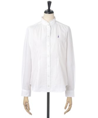 ＜EAST BOY/イーストボーイ＞ シャツ(長袖・スタンドカラ-) (7215404) ホワイト（900） 【三越・伊勢丹/公式】