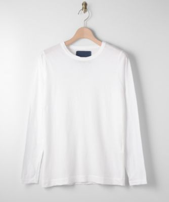 【SALE（三越）】＜ヴィルーム ネイビー/V::room_NAVY＞ 【S】クルーソフトジャージカットソー(3-352317*T) ホワイト 【三越・伊勢丹/公式】
