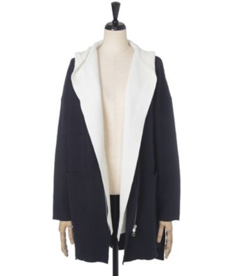 【SALE（伊勢丹）】＜サブストリート マイスタンダード/SAB STREET MY STANDARD＞ 大きいサイズ コーディガン(33-50-0330)(クローバープラス) ネイビー(40) 【三越・伊勢丹/公式】