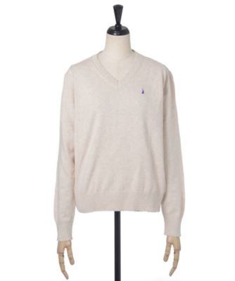 ＜EAST BOY/イーストボーイ＞ ニット(長袖・Vネック) (7216402) アイボリー（840） 【三越・伊勢丹/公式】