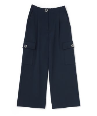 【SALE（三越）】＜LUGHA/ルーガ＞ カーゴパンツ(1701-O-03) ネイビーブルー 【三越・伊勢丹/公式】