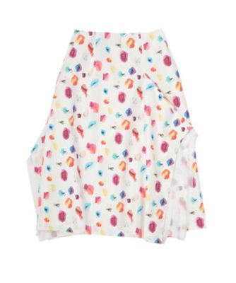 【SALE（三越）】＜LUGHA/ルーガ＞ フレアースカート(1701-H-02) シロ 【三越・伊勢丹/公式】