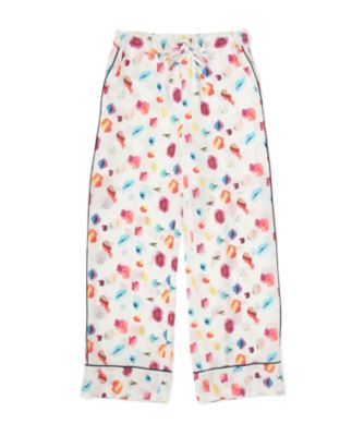 【SALE（三越）】＜LUGHA/ルーガ＞ パジャマパンツ(1701-O-04) シロ 【三越・伊勢丹/公式】