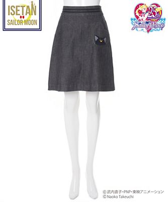 ＜sailormoonxPINK HOUSE CHELSEA＞ ルナスウィートハートスカート(A2173FS367) ブラック 【三越・伊勢丹/公式】
