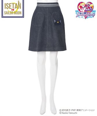 ＜sailormoonxPINK HOUSE CHELSEA＞ ルナスウィートハートスカート(A2173FS367) ネイビー 【三越・伊勢丹/公式】