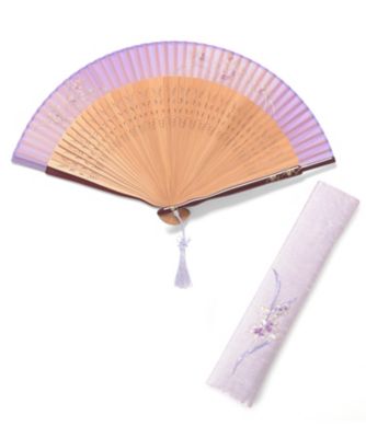 ＜新京清堂＞ 婦人扇子 蘭脇ペンテセット ピンク 【三越・伊勢丹/公式】