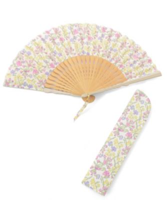 ＜新京清堂＞ 婦人扇子 リバティプリント モードセット パステル 【三越・伊勢丹/公式】