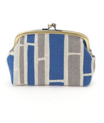 ＜宮井＞ ガマグチポーチ ブルー 【三越・伊勢丹/公式】