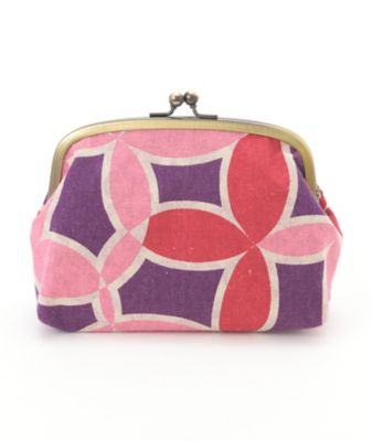 ＜宮井＞ ガマグチポーチ ワインレッド 【三越・伊勢丹/公式】