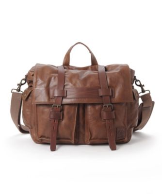 ＜ベルスタッフ＞ Colonial Leather(コロニアル レザー)メッセンジャーバッグ(75610370-L81N0556) ブラウン 【三越・伊勢丹/公式】