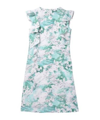 【SALE（三越）】＜CROSS M/mika ninagawa/クロスエム ミカニナガワ＞ フリルレースドレス(1701-W-01) ミドリサクラ 【三越・伊勢丹/公式】