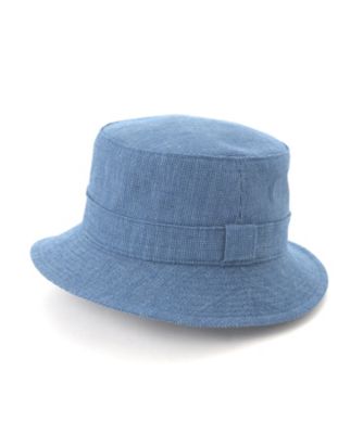 藍染厚手帽子 ブルー 【三越・伊勢丹/公式】