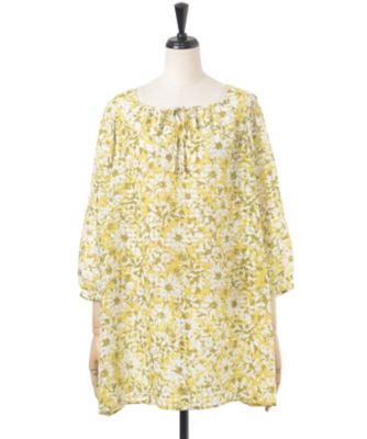 【SALE（伊勢丹）】＜トロワ・ドゥ・アン/TROIS DEUX UN＞ 大きいサイズ &starf;チュニックブラウス(71645)(クローバープラス) ネイビー(75) 【三越・伊勢丹/公式】