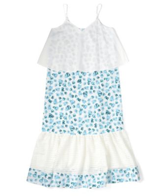 【SALE（三越）】＜CROSS M/mika ninagawa/クロスエム ミカニナガワ＞ キャミソールドレス(1701-CA-05) Eアジサイ 【三越・伊勢丹/公式】