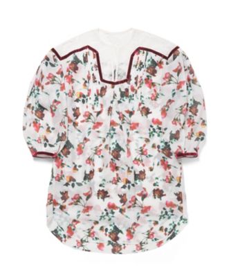 【SALE（三越）】＜CROSS M/mika ninagawa/クロスエム ミカニナガワ＞ ショートドレス(1701-W-12) Oシロヂハナ 【三越・伊勢丹/公式】