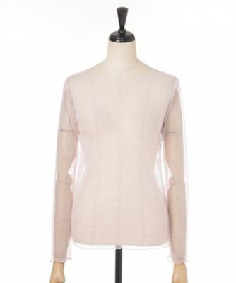 ＜the virgins＞ ドット スカロップ トップス(dot scallop tops) pink 【三越・伊勢丹/公式】