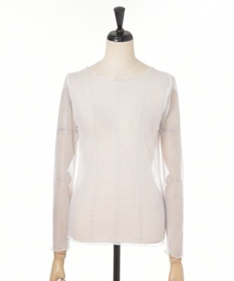 ＜the virgins＞ ドット スカロップ トップス(dot scallop tops) white 【三越・伊勢丹/公式】
