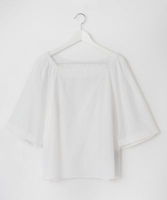 【SALE（伊勢丹）】＜Pale h'（ペールアッシュ）＞ 大きいサイズ オフショルダーブラウス(PH17-SFS08)(クローバー) オフホワイト(02) 【三越・伊勢丹/公式】