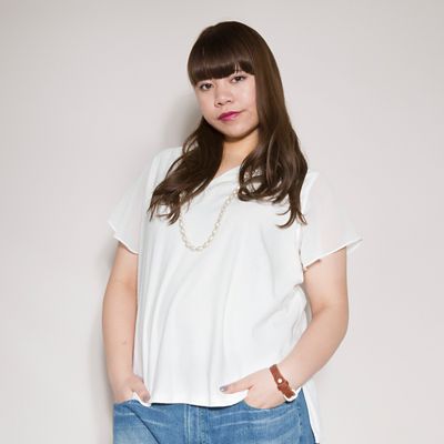 【SALE（伊勢丹）】＜VARAL DE MODA+＞ 大きいサイズ ソフトパイルシフォン袖プルオーバー(V71-2002)(クローバープラス) オフホワイト(11) 【三越・伊勢丹/公式】