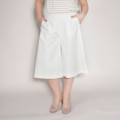 【SALE（伊勢丹）】＜VARAL DE MODA+＞ 大きいサイズ マリンガウチョパンツ(V71-2013)(クローバープラス) オフホワイト(11) 【三越・伊勢丹/公式】