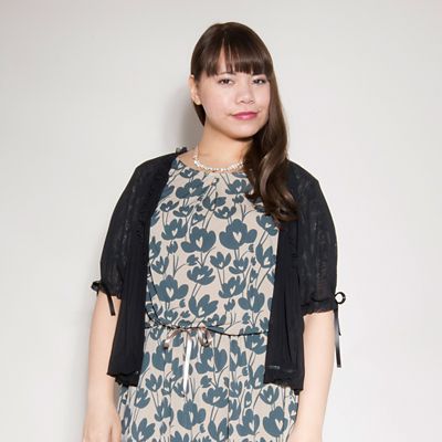 【SALE（伊勢丹）】＜VARAL DE MODA+＞ 大きいサイズ チュールリボンボレロ(V71-2015)(クローバープラス) ブラック(90) 【三越・伊勢丹/公式】