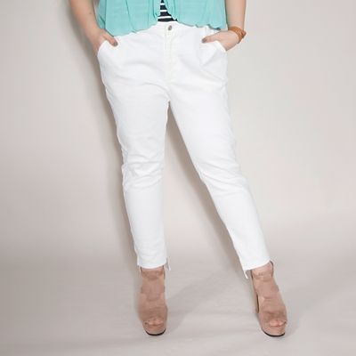 【SALE（伊勢丹）】＜VARAL DE MODA+＞ 大きいサイズ ストレッチカラーデニムパンツ(V71-2020)(クローバー) ホワイト(10) 【三越・伊勢丹/公式】