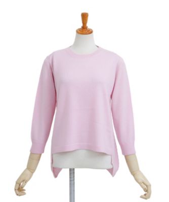 【SALE（三越）】＜KEITAMARUYAMA/ケイタマルヤマ＞ ベーシックプルオーバー 250210 ピンク 【三越・伊勢丹/公式】