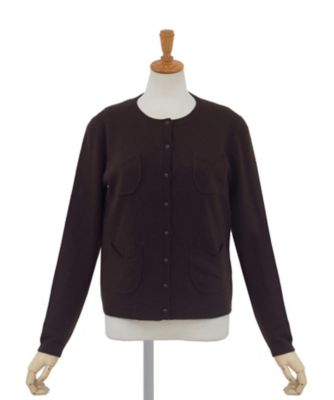 【SALE（三越）】＜KEITAMARUYAMA/ケイタマルヤマ＞ レーヨンアンゴラカラーニットカーディガン 250185 ブラウン 【三越・伊勢丹/公式】