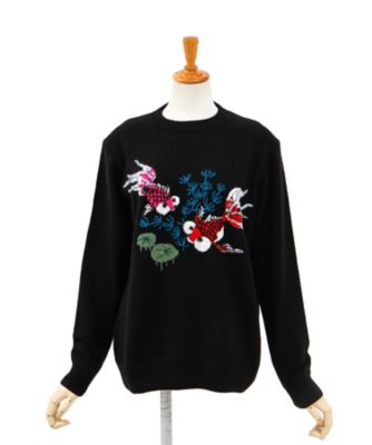 【SALE（三越）】＜KEITAMARUYAMA/ケイタマルヤマ＞ 金魚インターシャニット 250193 【三越・伊勢丹/公式】