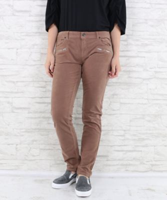 【SALE（伊勢丹）】＜サブストリート マイスタンダード/SAB STREET MY STANDARD＞ 大きいサイズ <MKT studio>コーデュロイパンツ(33-12-9191)(クローバー) キャメル(22) 【三越・伊勢丹/公式】