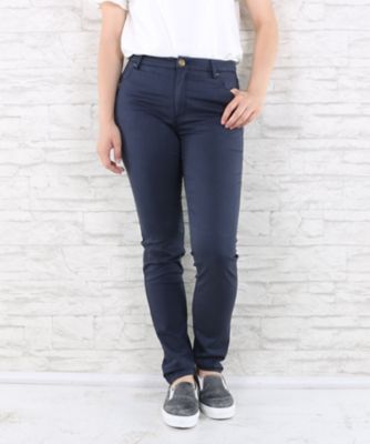 ＜サブストリート マイスタンダード/SAB STREET MY STANDARD＞ 大きいサイズ <CHARLI(チャーリー)>ストレッチタイトストレートパンツ(33-12-9563)(クローバープラス) ネイビー(40) 【三越・伊勢丹/公式】