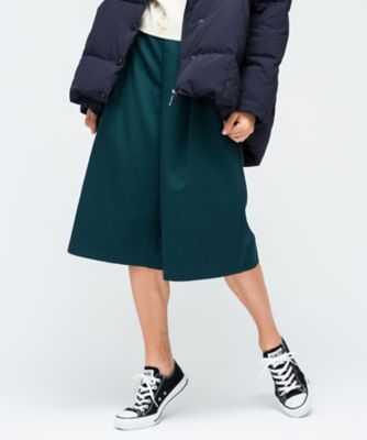 ＜サブストリート マイスタンダード/SAB STREET MY STANDARD＞ 大きいサイズ 【予約商品・10月下旬頃お届け】タックツイルガウチョパンツ(33-13-9554)(クローバー) グリーン(60) 【三越・伊勢丹/公式】