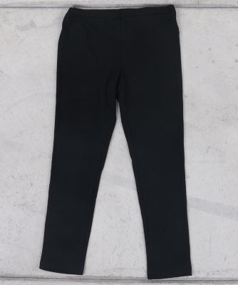 ＜サブストリート マイスタンダード/SAB STREET MY STANDARD＞ 大きいサイズ カット アンド ソーンレギンス(33-16-9615)(クローバー) ブラック(00) 【三越・伊勢丹/公式】