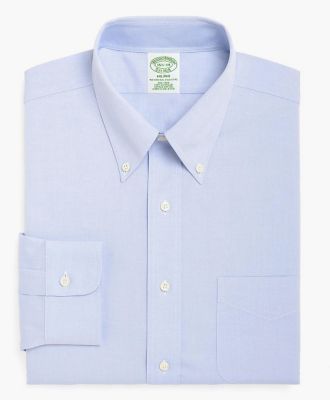 ＜ブルックス ブラザーズ/BROOKS BROTHERS＞ ノンアイロン ピンポイントオックスフォード ポロカラーシャツ/ミラノフィット(11334006) ライトブルー 【三越・伊勢丹/公式】