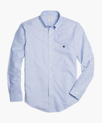 ＜ブルックス ブラザーズ/BROOKS BROTHERS＞ BROOKSCOOL スーピマコットン GF スポーツシャツ/リージェントフィット(34927401) ライトブルー 【三越・伊勢丹/公式】