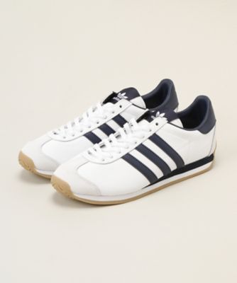 ＜アディダス オリジナルス/adidas originals＞ ▼スニーカー/CNTRY OG(G27443) ランニングホワイト/カレッジネイビー/ガム４ 【三越・伊勢丹/公式】