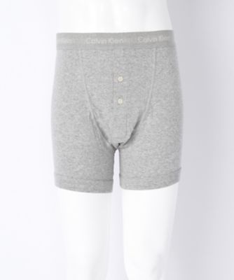 ＜カルバン・クライン アンダーウェア/Calvin Klein＞ Refreshed Grey Box/ボクサーパンツ(53663009) 95・グレー 【三越・伊勢丹/公式】