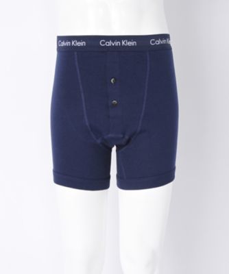 ＜カルバン・クライン アンダーウェア/Calvin Klein＞ Refreshed Grey Box/ボクサーパンツ(53663009) 68・ネイビー 【三越・伊勢丹/公式】