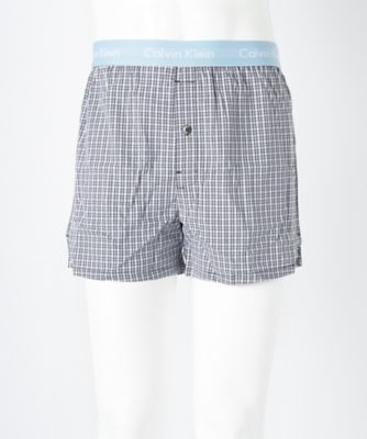 【SALE（三越）】＜カルバン・クライン アンダーウェア/Calvin Klein＞ 【S】布帛トランクス(53661513) 68・ネイビー 【三越・伊勢丹/公式】