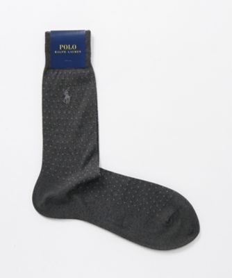 ＜POLO RALPH LAUREN (雑貨)＞ ビジネスソックス(02042542) 96・グレー 【三越・伊勢丹/公式】