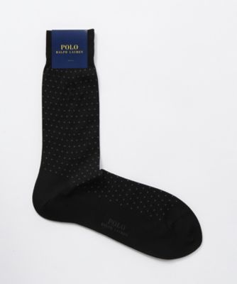 ＜POLO RALPH LAUREN (雑貨)＞ ビジネスソックス(02042542) 98・ブラック 【三越・伊勢丹/公式】