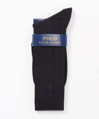 ＜POLO RALPH LAUREN (雑貨)＞ ハイソックス(02042940) 69・ネイビー 【三越・伊勢丹/公式】