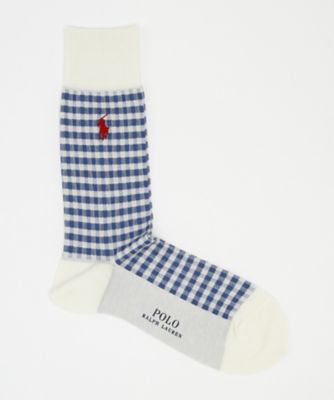 ＜POLO RALPH LAUREN (雑貨)＞ カジュアルソックス(2012-497) 91・ホワイト 【三越・伊勢丹/公式】