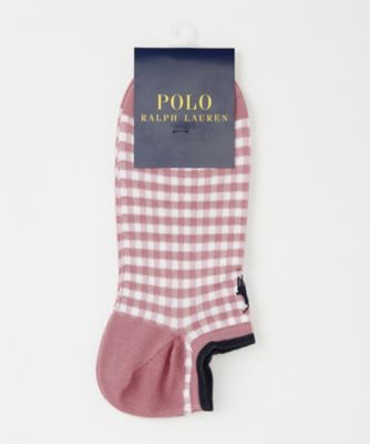 ＜POLO RALPH LAUREN (雑貨)＞ ショートソックス(2022-334) 14・ピンク 【三越・伊勢丹/公式】