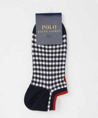 ＜POLO RALPH LAUREN (雑貨)＞ ショートソックス(2022-334) 68・ネイビー 【三越・伊勢丹/公式】