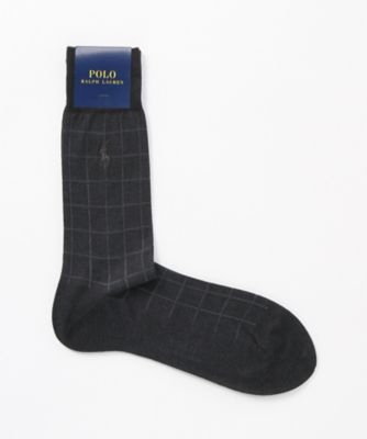 ＜POLO RALPH LAUREN (雑貨)＞ ビジネスソックス(02042547) 97・チャコール 【三越・伊勢丹/公式】