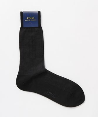＜POLO RALPH LAUREN (雑貨)＞ ビジネスソックス(02042550) 98・ブラック 【三越・伊勢丹/公式】